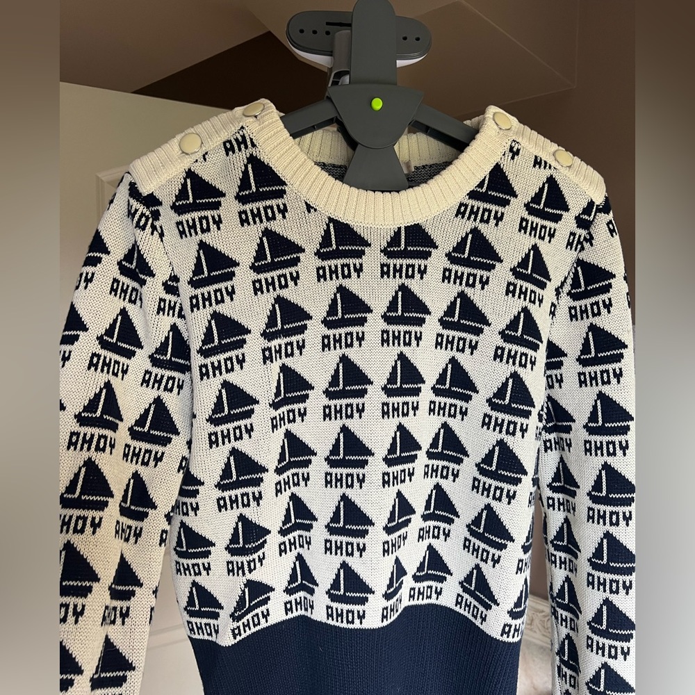 Tory Burch Sailboat Sweater